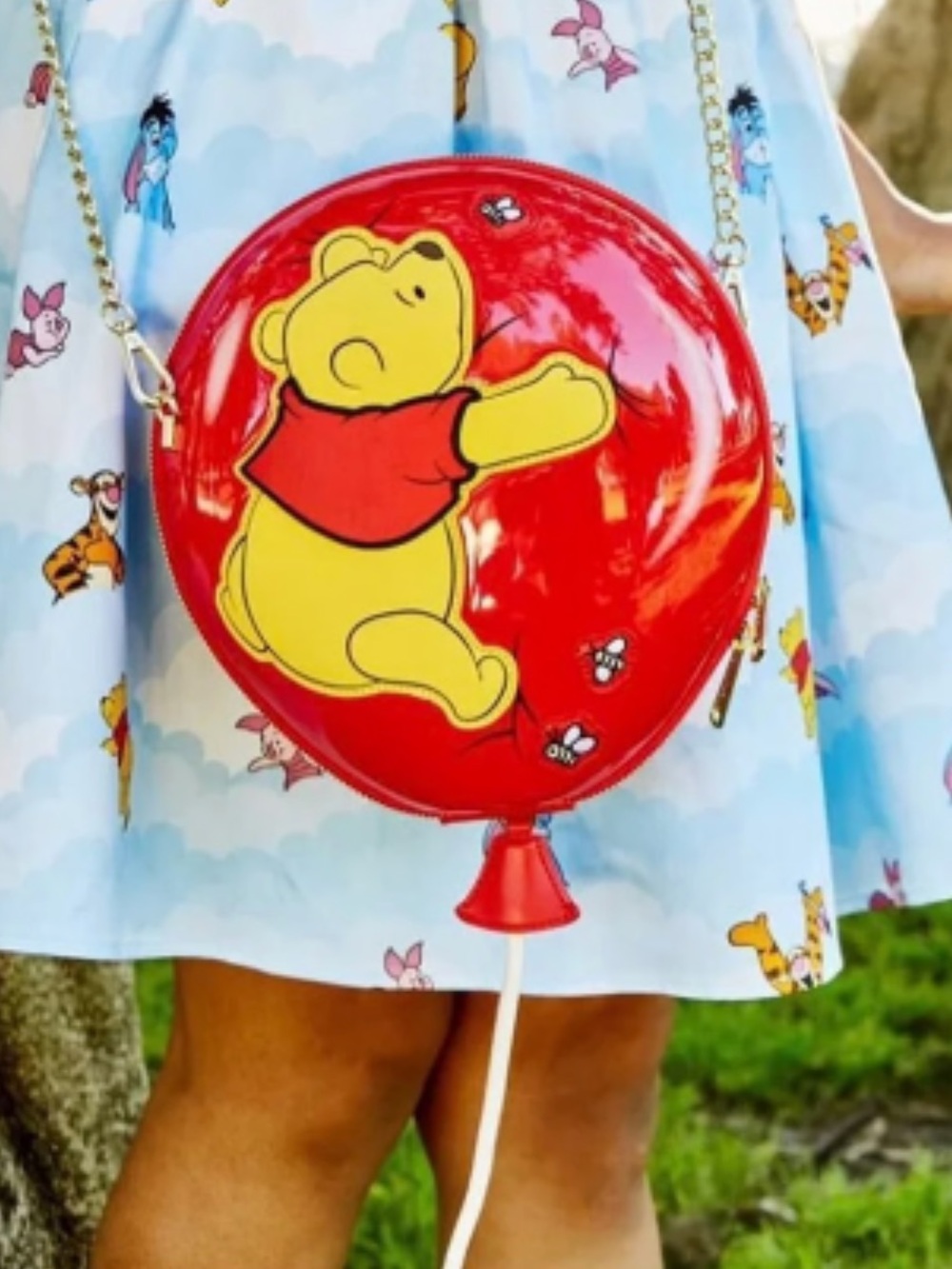 Loungefly Stitch Shoppe Winnie the Pooh Red Balloon Crossbody Bag Purse NEW 2022